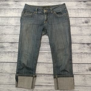FWP: 16" waist Furst 1922 cuffed capri jeans